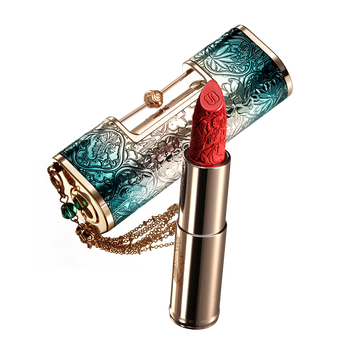 花西子同心锁口红雕花唇膏不易掉色生日礼物送女友 m142红豆纱(馥郁