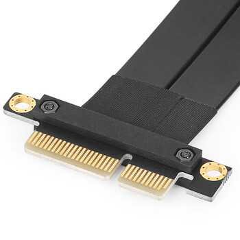 魔羯（MOGE）PCI-E x4延长线抗干扰加强版  pcie3.0延长扩展x4转x16 转接线 PCIE延长线 MC22391