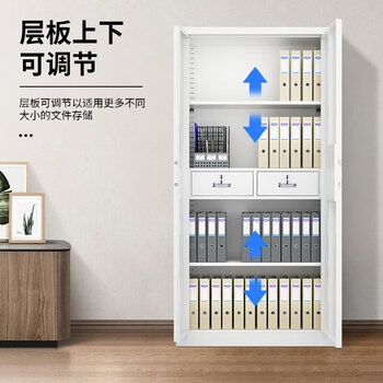远奥保密柜办公室铁皮柜资料柜文件柜灰白色钢制密码锁通门档案凭证柜