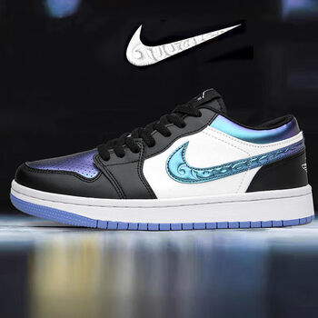 sb板鞋运动鞋夏季透气情侣鞋 aj9915变色龙 35