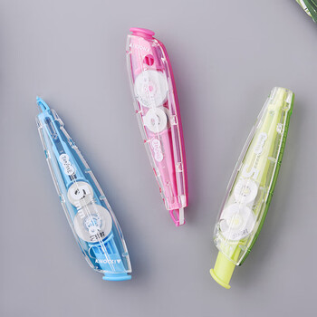 TANOSEE乐如诗日本进口按动修正带 改正带涂改带学生修正贴顺滑便携5mm*6m蓝粉绿3支TS-NCT5-3P TANOSEE乐如诗日本进口按动修正带 改正带涂改带学生修正贴顺滑便携5mm*6m蓝粉绿3支TS-NCT5-3P