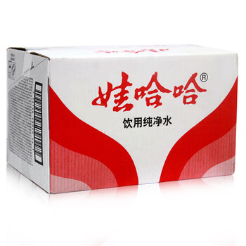 娃哈哈 纯净水饮用水整箱 会议接待出游596ml*24瓶（纸箱塑膜随机发货）