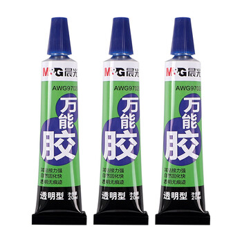 晨光（M&G）透明胶20ml粘力持久透明胶水快干强力胶 AWG97029 单个装