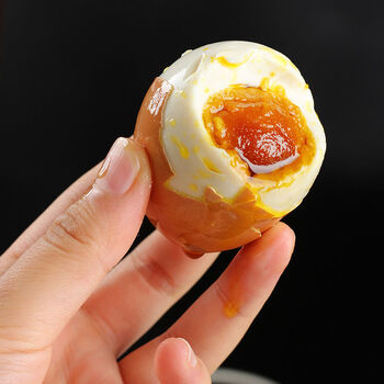 天津蓟州麻酱鸡蛋五香咸鸡蛋麻将鸡蛋30枚装 4枚试吃装(麻酱鸡蛋)【图