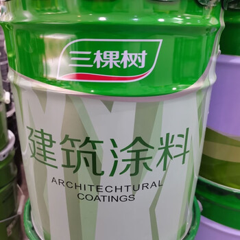 三棵树漆三棵树真石漆罩面漆水性透明清漆,墙绘防水保护防尘罩面漆