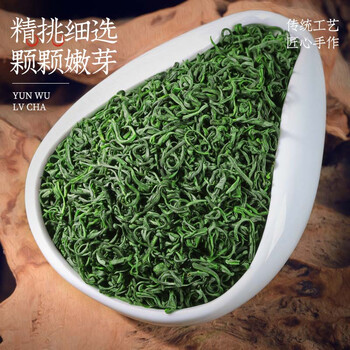 音朗茶叶绿茶 明前云雾绿茶 2025新茶高山茶浓香型耐泡口粮茶袋装500g
