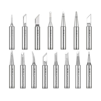 鹿仙子 936电烙铁头焊接内热式无铅扁嘴刀头弯尖嘴马蹄型电焊台通用 马蹄 900-T-2C