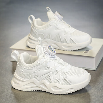 大黄蜂bigwasp女童鞋子2023春秋新款儿童小白鞋中大童女孩运动老爹鞋