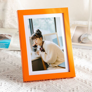 朴珀妮 相框摆台挂墙5678寸画像框架客厅书房卧室创意装饰木质照片框