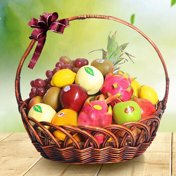 新鲜水果篮礼 混搭应季水果礼盒装6kg节日看探望亲戚朋友长辈领导