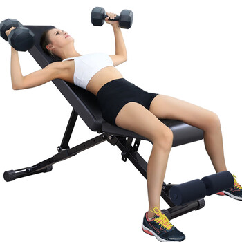 GK多功能折叠哑铃凳健身椅飞鸟凳仰卧起坐板家用健身器材卧推健身凳
