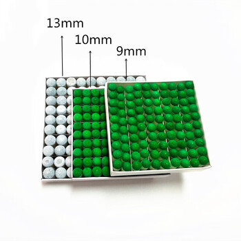 捍升台球杆枪头 桌球杆头台球杆皮头球杆套头9mm小头枪头 灰色100个