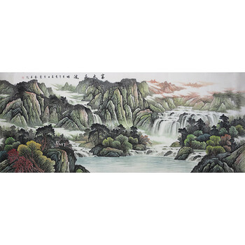 画家  王岩《富水长流》r771