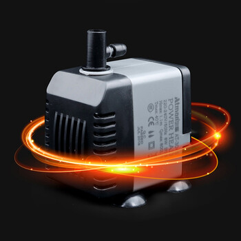 潜水泵鱼缸抽水换水循环泵小型喷泉水泵at302s12mm管