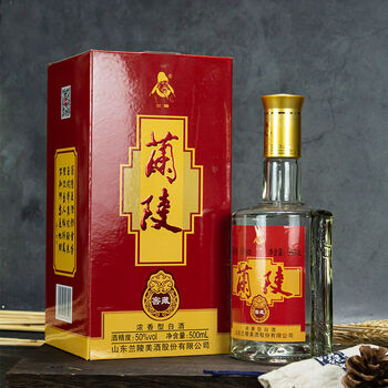 京挑好物兰陵窖藏山东名酒兰陵窖藏出品50度浓香型粮食白酒500ml2瓶