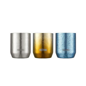 膳魔师（THERMOS）保温杯纯钛杯280ml男女士伴手礼生日礼物露营水杯子TCTI-BL