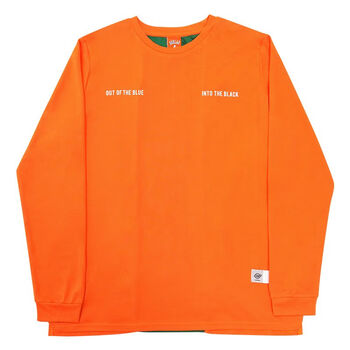 美式篮球速干长袖运动t恤男薄款排汗投篮训练球衣健身投篮服橙色原版