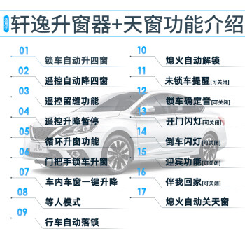 汽车车窗升降按钮图解图片