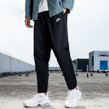 耐克（NIKE） 长裤男2023秋季新款运动休闲梭织裤子系带收口束脚休闲裤DD5311 DH4225-010 S