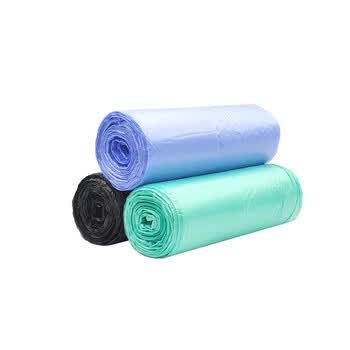 妙洁背心手提式垃圾袋家用厨房加厚大号50*70cm60只/袋*3袋共180只 