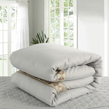 被罩美容床被子被芯足浴店专用按摩床丝绵被单人被 灰色(被套水洗棉)