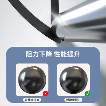 得力(deli)【顺滑之星】臻顺滑中性笔签字笔 0.5mm子弹头按动笔水笔 办公用品 红色 12支/盒S08