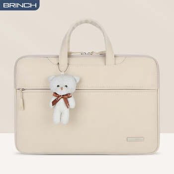 BRINCH女士手提笔记本电脑包14/15英寸适用小米华为大容量轻薄电脑包