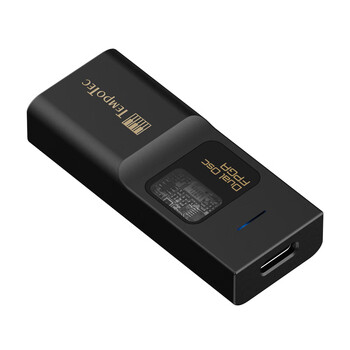 节奏坦克 奏鸣曲BHD Pro 双芯便携解码耳放小尾巴4.4mm+3.5mm/usb声卡DSD512/MQA Type-C 可调音量 黑色