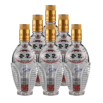 2012年 五粮液股份 老店52度浓香型白酒光瓶 250ml*6瓶