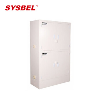 西斯贝尔 ACP810024 强腐蚀性化学品存储柜 24Gal 白色 1台装 四门双开48GA