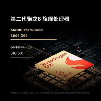 小米(MI) 平板6S Pro 12.4英寸 小米SU7适配 平板电脑 骁龙8Gen2 3K超清屏 120W快充 8+256G黑色