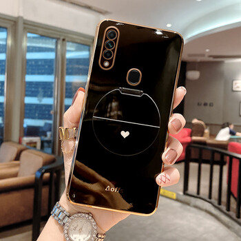 jlior oppoa8手机壳女款补妆镜opopa8直边软硅胶防摔外壳ooppa8镜头