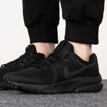 nike耐克男鞋2022春季新款运动鞋黑色鞋子缓震跑步鞋da1102-002 da