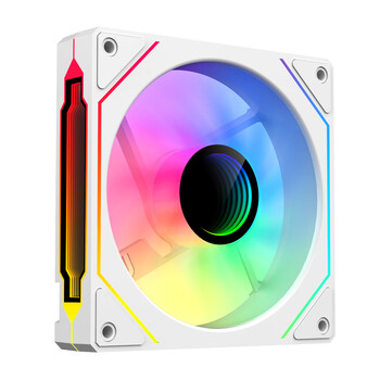 雷匠 (RAYARTI) 棱镜4PRO 12cm机箱风扇 散热风扇 海景房机箱风扇 白色正叶 ARGB神光同步/PWM智能温控 雷匠 (RAYARTI) 棱镜4PRO 12cm机箱风扇 散热风扇 海景房机箱风扇 白色正叶 ARGB神光同步/PWM智能温控
