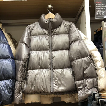【日本进口】uniqlo优衣库羽绒服官方旗舰秋冬女装轻型蓬松茄克光泽感