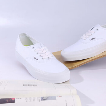 万斯vans范斯男女小白鞋夏季新款authenticvr3帆布鞋休闲鞋vn0005udt