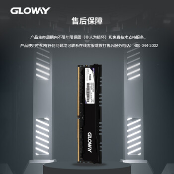 光威（Gloway）16GB DDR4 2666 台式机内存条 悍将 马甲条 精选颗粒 CL19