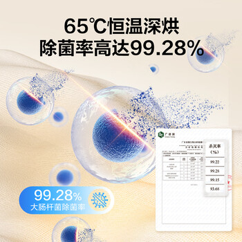 艾美特（AIRMATE）【折叠收纳】烘干机家用干衣机烘衣机暖风机610L双层大容量婴儿衣物消毒机定时小型风干机 HG15-K9