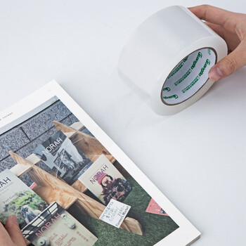 广博(GuangBo)高品质透明封箱胶带打包宽胶带30卷/箱60mm*100y*45um(91.4米) 办公文具 S45002