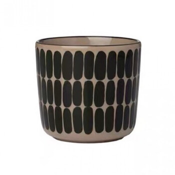 Marimekko杯子芬兰marimekko Oiva经典黑波点石头陶瓷咖啡杯马克杯茶杯碗盘北欧浅灰色aiku手握杯0ml 图片价格品牌报价 京东