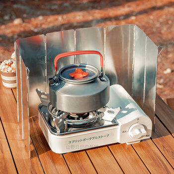 京选好物千石迷你卡式炉便携式煤气灶家用户外炉具瓦斯卡斯丁烷防风炉