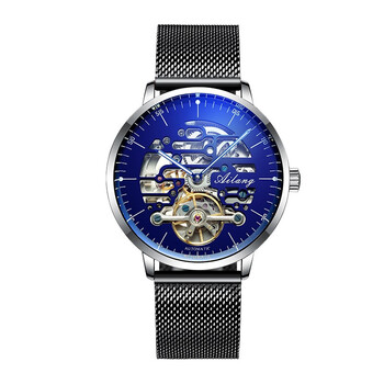 spirra正品全自动机械手表男士艾浪新款名牌陀飞轮镂空多功能商务防水