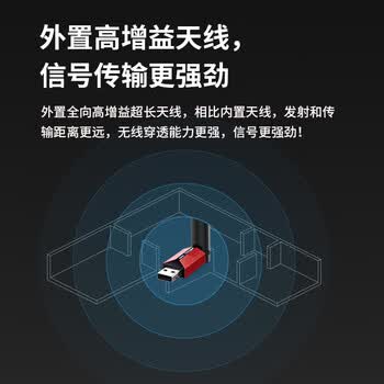 普联 TL-XDN6000H 网卡 WiFi6免驱 usb无线网卡 外置高增益天线 电脑wifi接收器 AX300随身发射器 普联 TL-XDN6000H 网卡 WiFi6免驱 usb无线网卡 外置高增益天线 电脑wifi接收器 AX300随身发射器