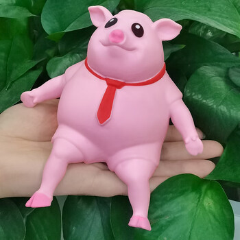 绿野客解压小粉猪捏捏乐  六一儿童节礼物网红减压玩具皮猪办公室慢