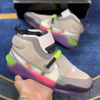 科比12代kobe ad nxt 全明星白蓝透明彩虹高帮缓震防滑篮球鞋男 科比