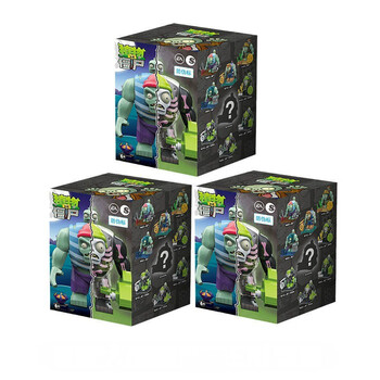 僵尸军团全套积木童玩具男女孩儿童生日礼物 巨人boss盲盒【随机3盒不