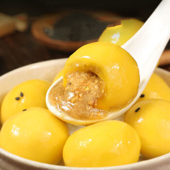 宁波风味网红大黄米汤圆元宵多种口味花生汤圆馅料黑芝麻馅大汤圆 【6