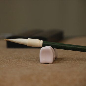 一海堂 文化文房四宝 笔墨纸砚礼盒兼毫狼毫羊毫毛笔 镇尺墨条笔搁 国庆中秋节文房套装 珍藏文房套装（蓝）