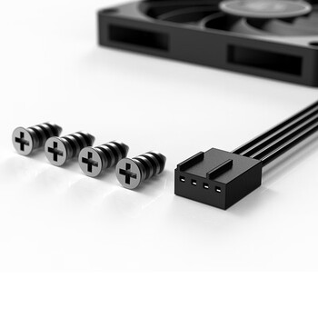 ID-COOLING（酷凛）8CM薄扇 无光机箱风扇 4PIN接口 PWM温控 适用ITX下压式电脑散热器改装风扇 NO-8010-PWM