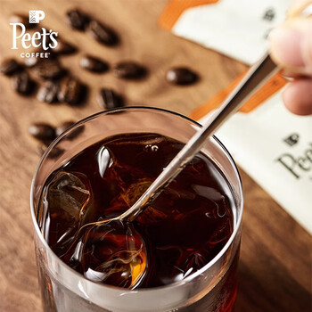 Peets Coffee皮爷peets纯萃咖啡液0糖0脂美式拿铁冷萃黑咖啡33ml*10袋（冷藏）